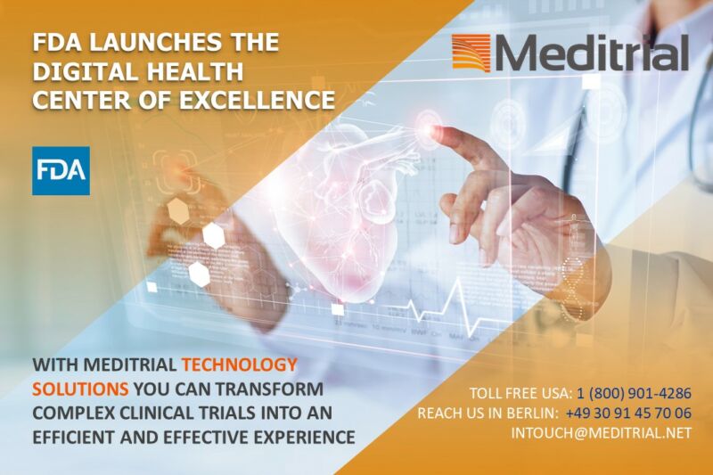 US FDA launches the Digital Health Center of Excellence Meditrial